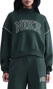 Nike Sportswear Mock Neck Phoenix Fleece Oversize Sweatshirt
