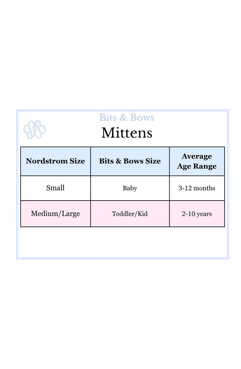 Bits & Bows Knit Mittens, Alternate, color, Green