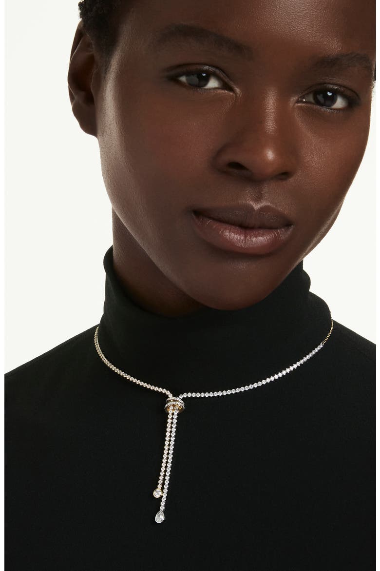 Hyperbola Y-Necklace, Alternate, color, TWO TONE