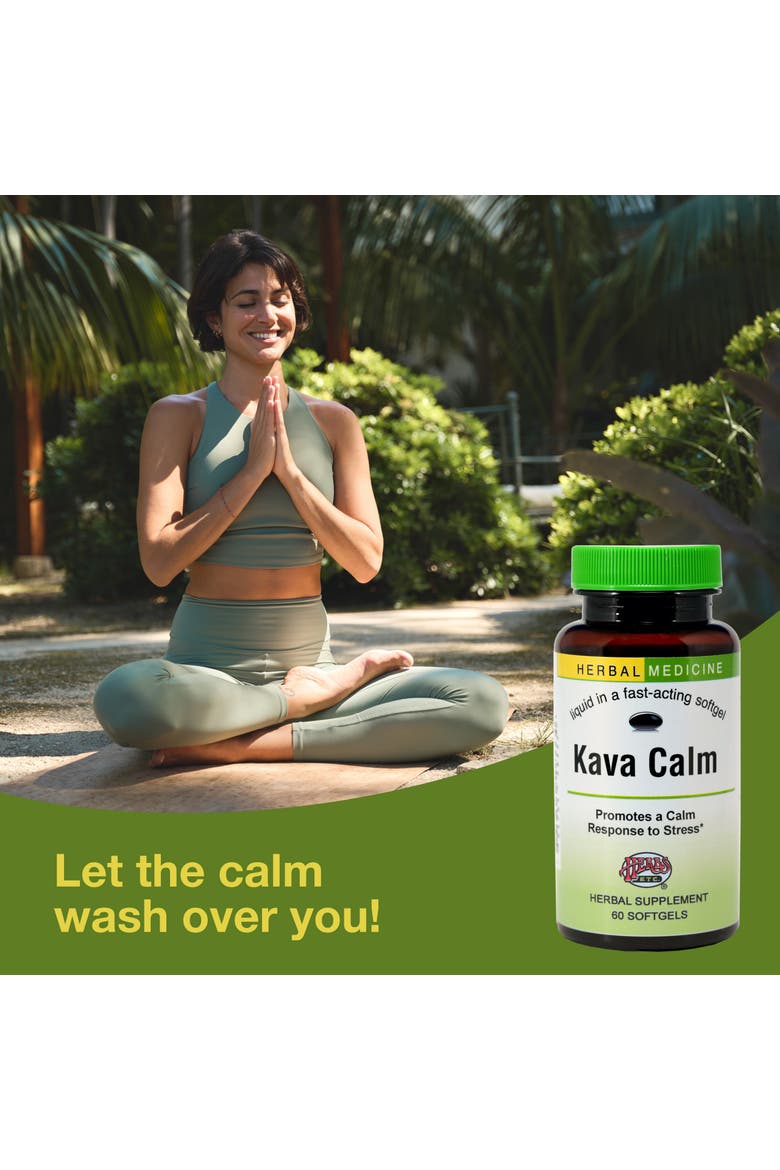Kava Calm Complex - Herbal Supplement to Support Natural Relaxation - Supports Restful Sleep - Nerve Soothing Supplement - 60 Softgels, Alternate, color, No Color