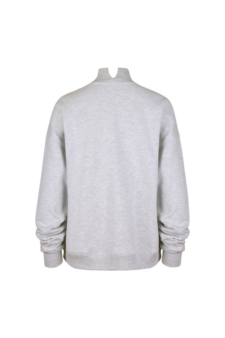 Women's '47  Gray Minnesota Vikings Subtle Muse Mock Neck Sweatshirt, Alternate, color, Gray