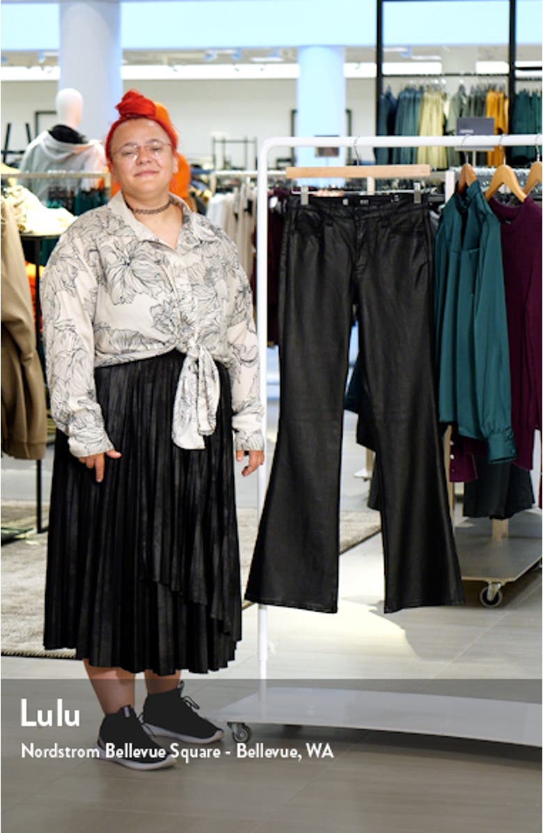 Ana Fab Ab Coated High Waist Flare Jeans, sales video thumbnail