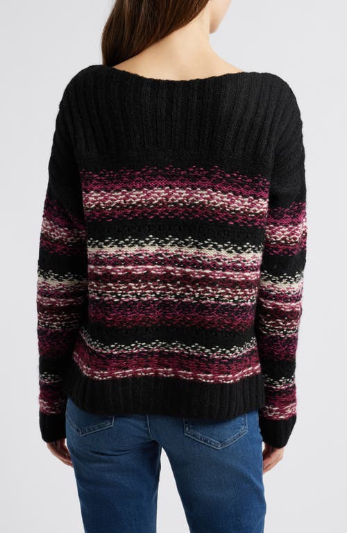 LUCKY BRAND LUCKY BRAND FAIR ISLE BOAT NECK SWEATER