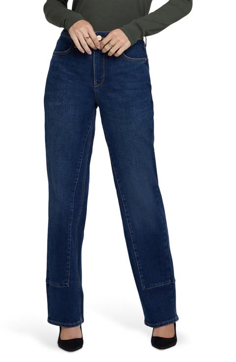 Brooke High Waist Straight Leg Jeans