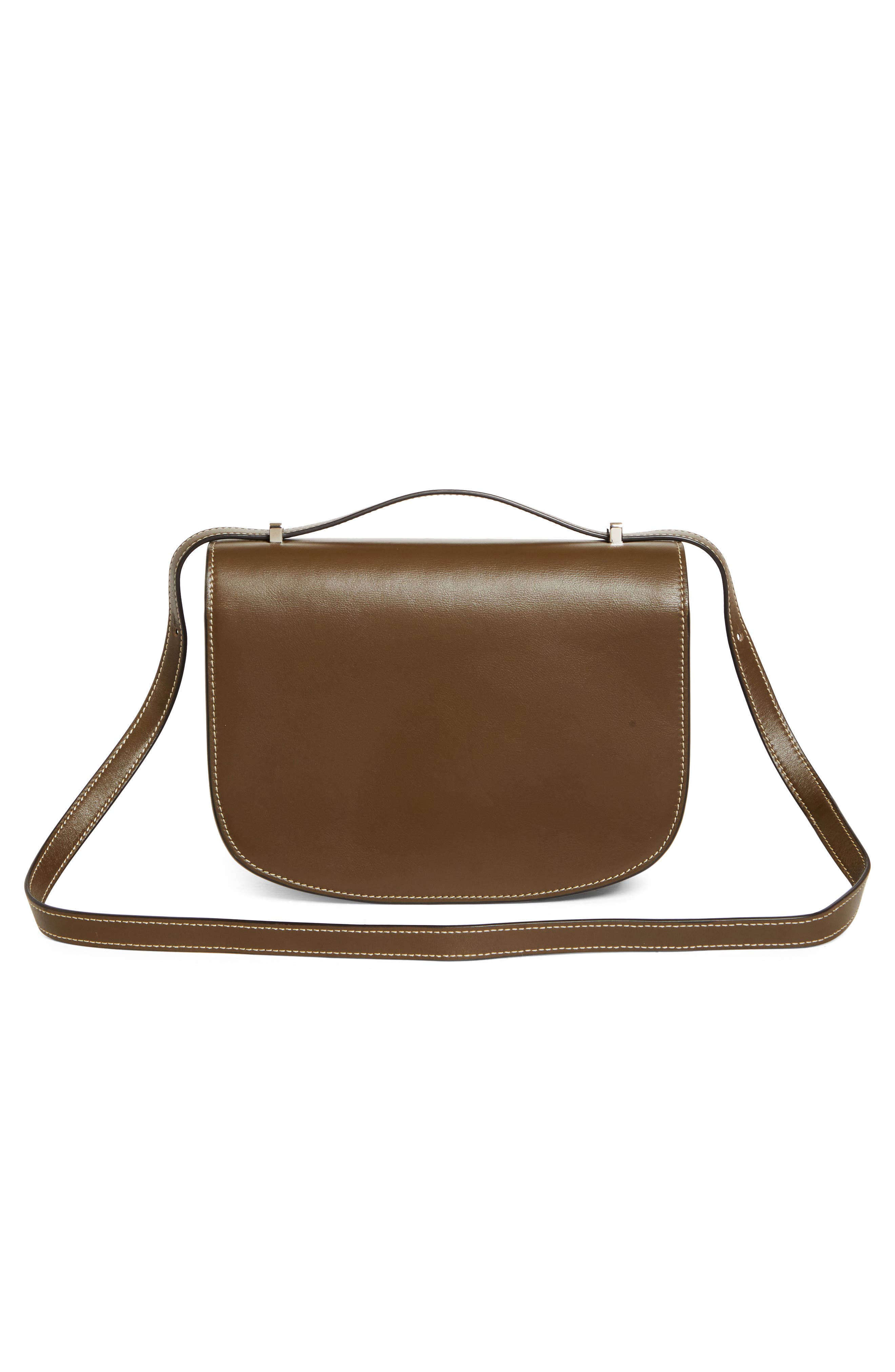 SAVETTE Tondo 22 Leather Crossbody Bag, Alternate, color, Mink