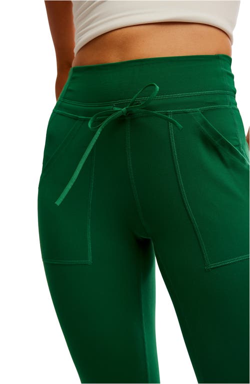 Shop Free People Solid Never Better Joggers In Dk Green