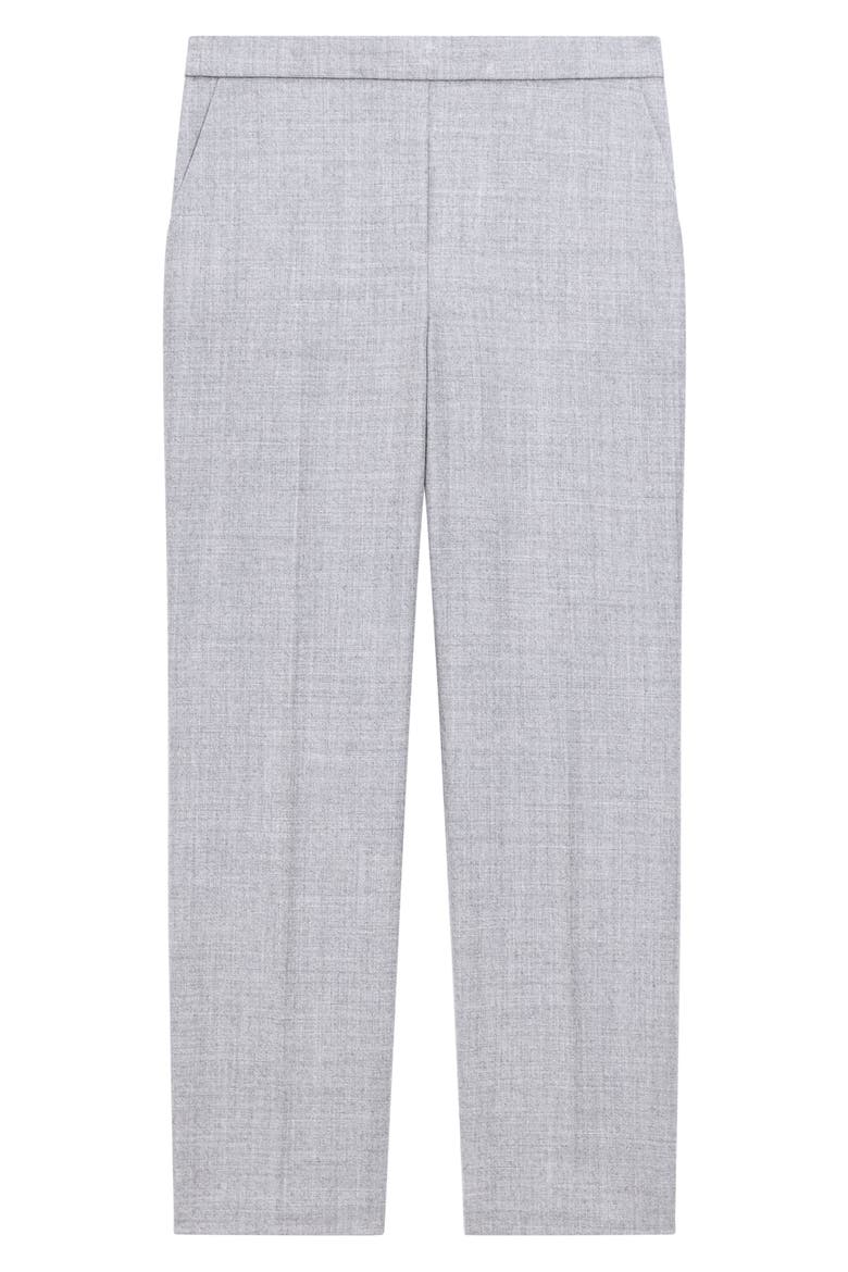Sleek Flannel Treeca Pull-On Pants, Alternate, color, NEW LIGHT HEATHER