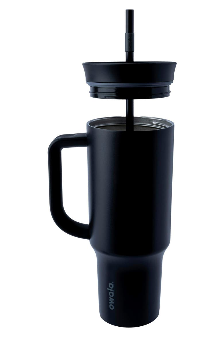 40oz Travel Tumbler, Alternate, color, VERY VERY DARK