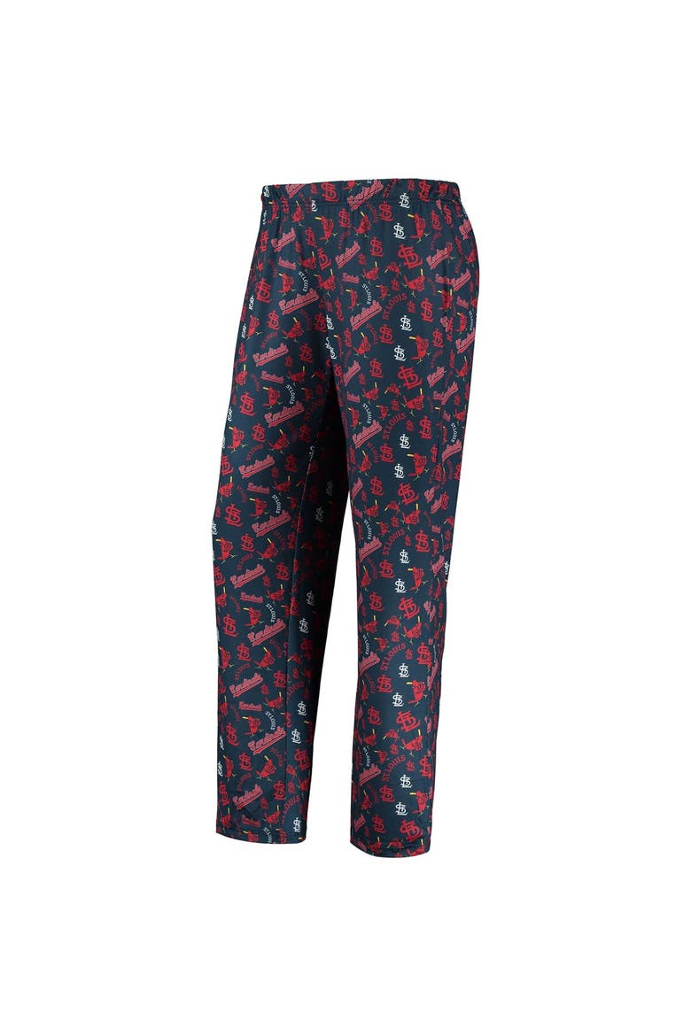 Women's FOCO Navy St. Louis Cardinals Retro Print Sleep Pants, Alternate, color, Navy