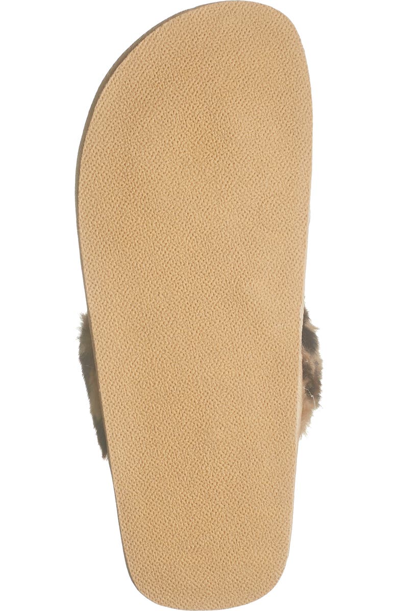 NORDSTROM RACK Rue Faux Fur Thong Slipper, Alternate, color,