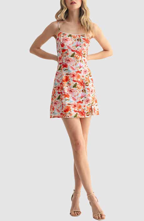 All in Favor Sleeveless Fit & Flare Minidress