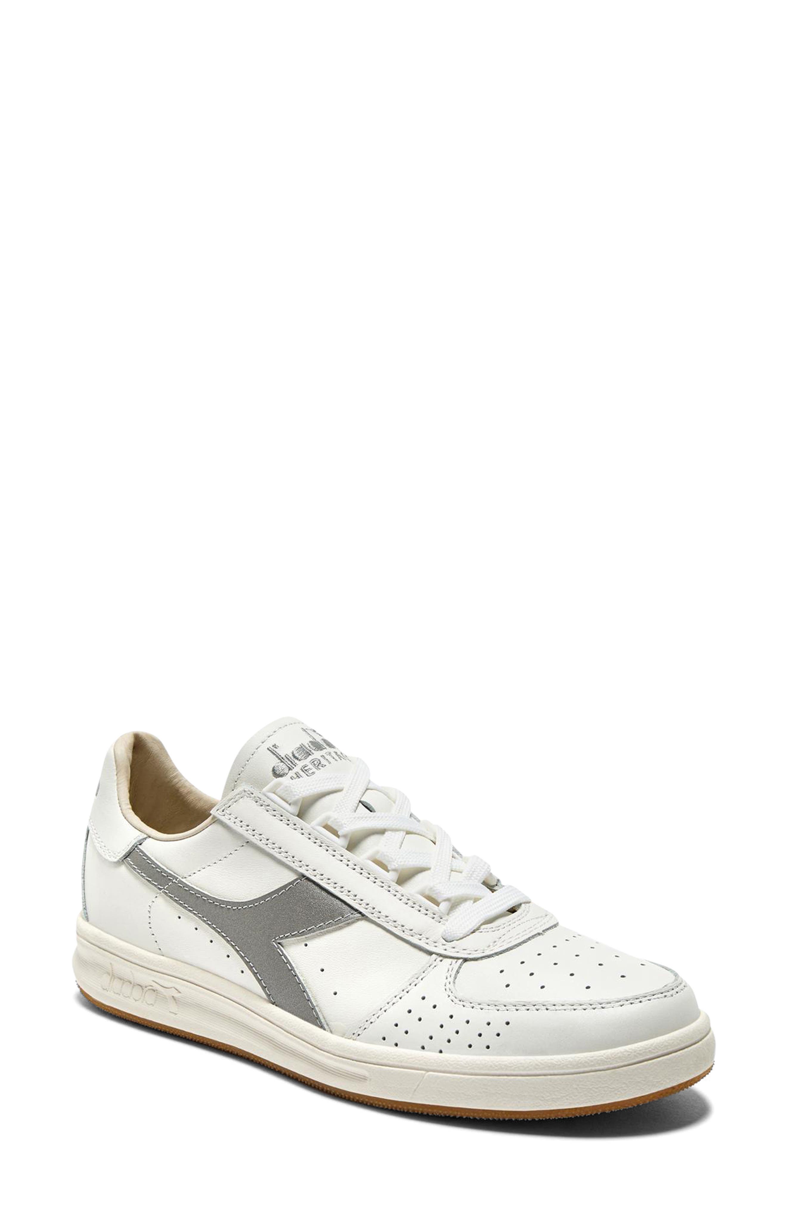 Diadora B.Elite 
84 Italia Sneaker, Main, color, White/ Silver