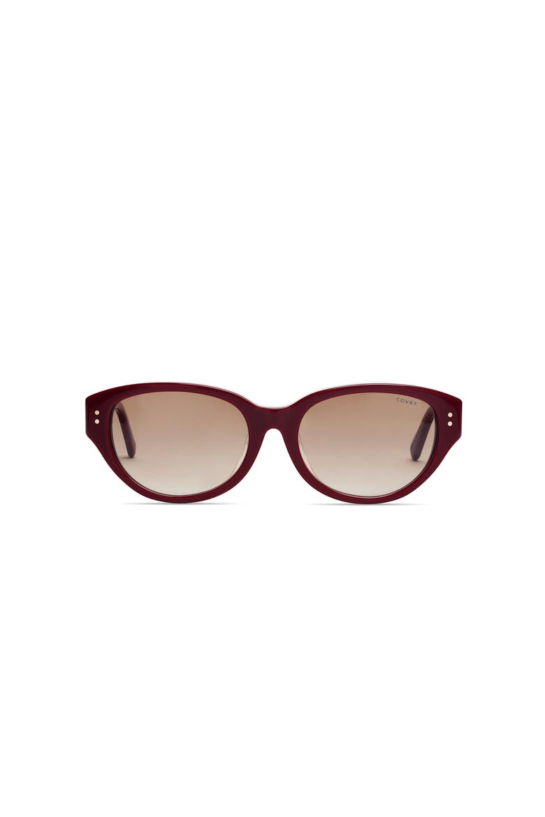 Nova Polarized Sunglasses, Main, color, Azuki