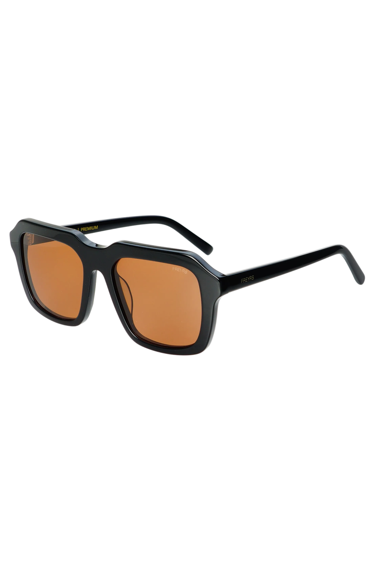 Charlie Square Sunglasses, Alternate, color, Black