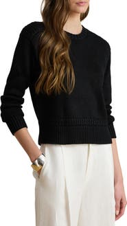Lauren Ralph Lauren Crewneck Dropped Shoulder Sweater