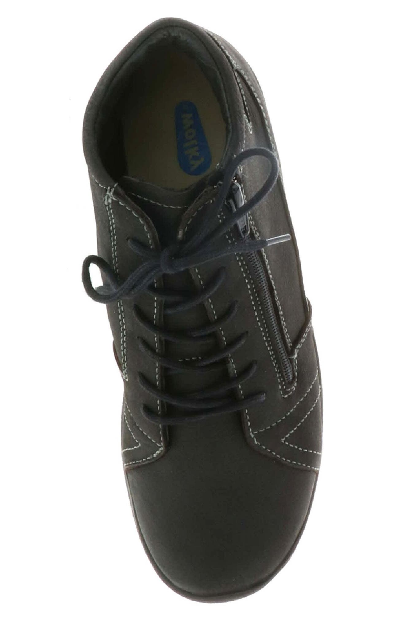 Wolky Why Water Resistant Sneaker, Alternate, color, Black Nubuck