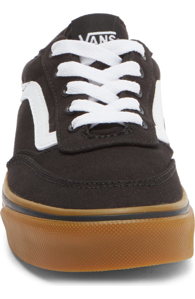 Vans Kids' Brooklyn Sneaker, Alternate, color, Black/Gum