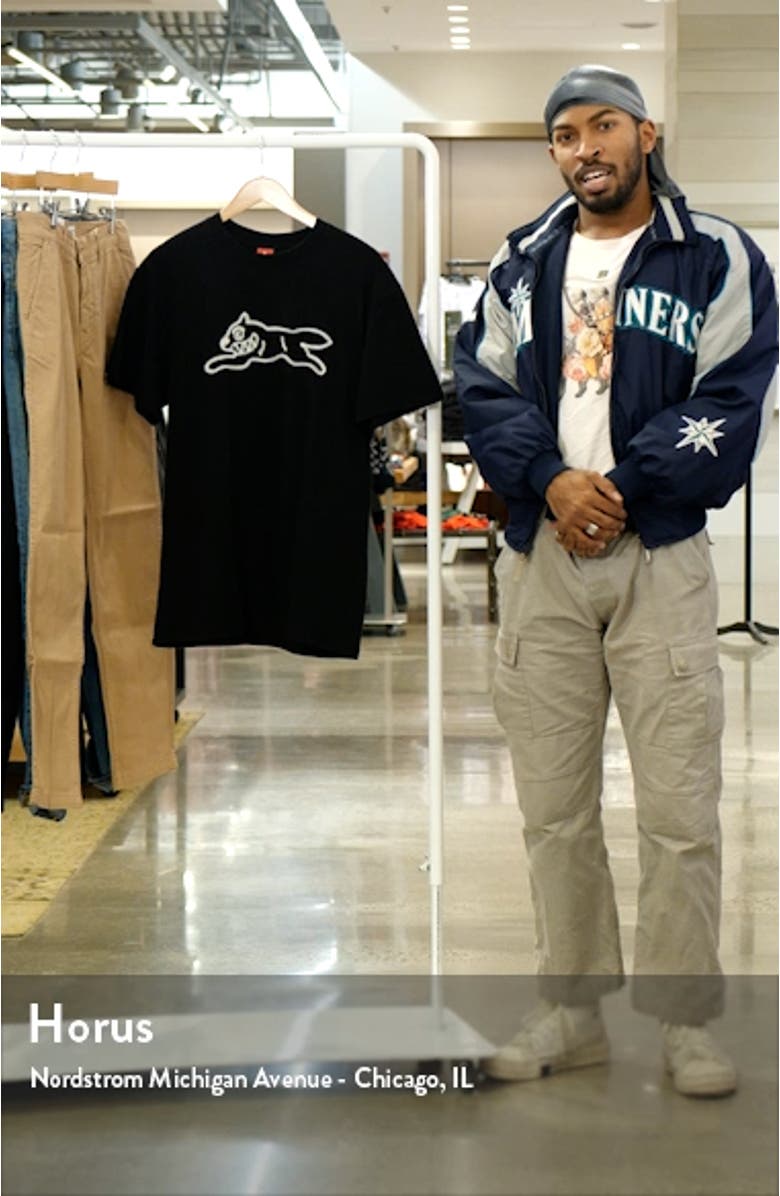 Burner Oversize Running Dog T-Shirt, sales video thumbnail