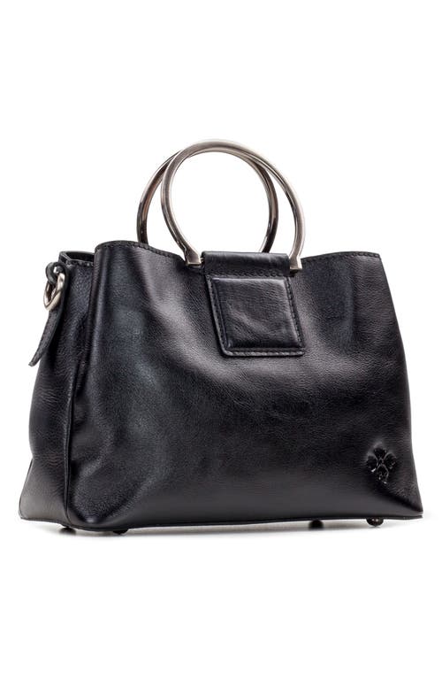 Patricia Nash Empoli Leather Satchel In Black