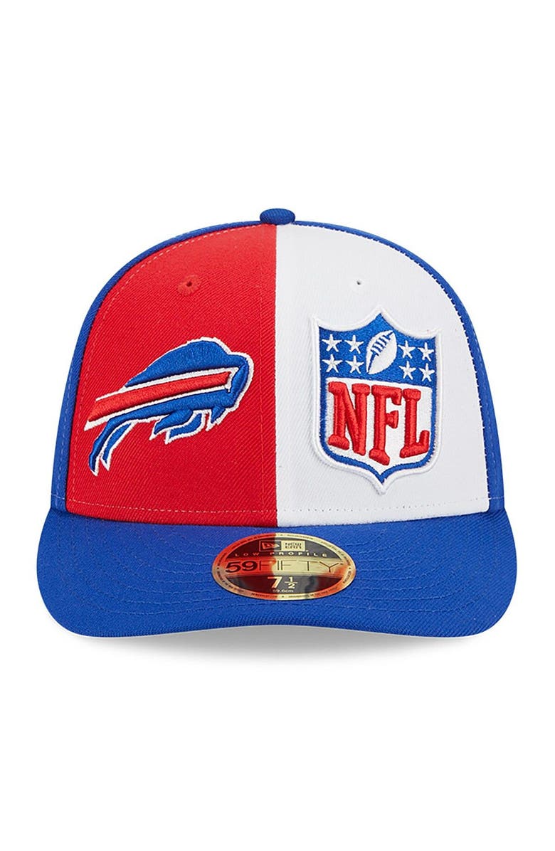 New Era Men's New Era Red/Royal Buffalo Bills 2023 Sideline Low Profile 59FIFTY Fitted Hat, Alternate, color, Red