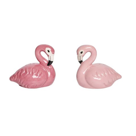 Flamingo Salt And Pepper Shaker Set Of 2