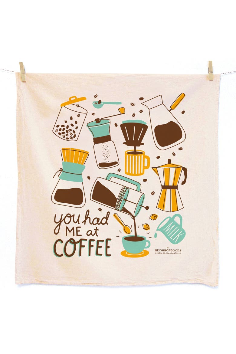 Coffee Break - Dish Towel Set of 2, Alternate, color, No Color