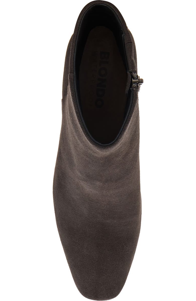 Blondo Shanti Waterproof Leather Kitten Heel Boot, Alternate, color, Grey Suede