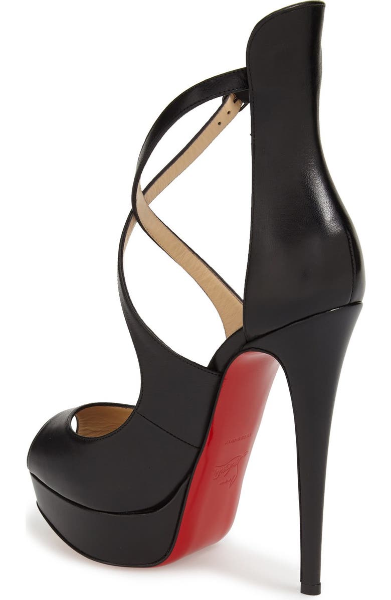Christian Louboutin 'Marlenalta' Platform Peep Toe Pump, Alternate, color,