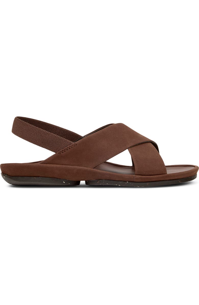 Camper Right Isla Slingback Sandal, Alternate, color, Medium Brown