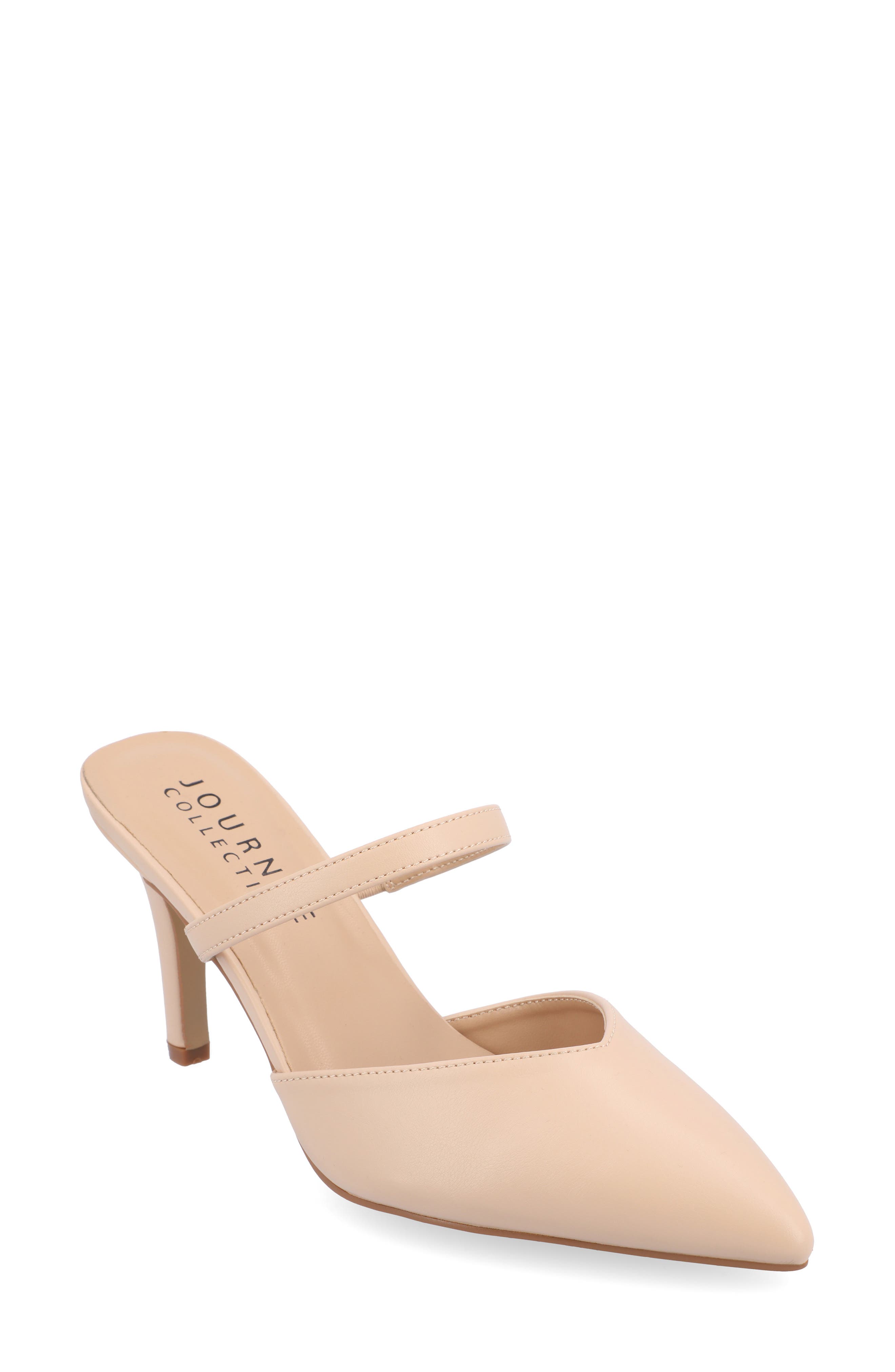 Journee Collection Yvon SuperNatural Shades Pointed Toe Mule Pump