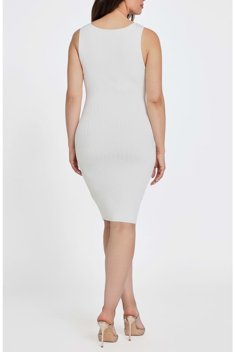Janet Sleeveless Rib Sweater Dress, Alternate, color, WHITE PEAKS