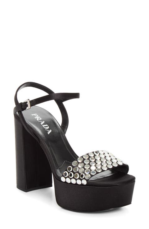 Crystal Platform Sandal