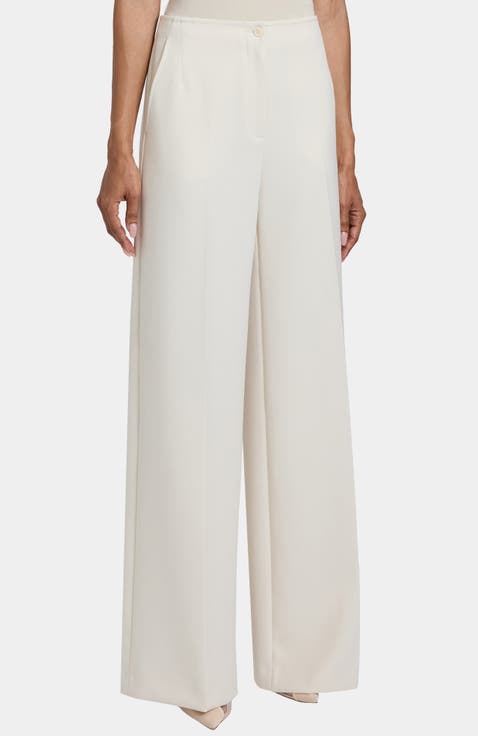 Lily Wide Leg Pant in Soft Stretch Crepe
