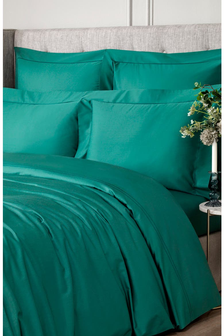 Rhapsody Duvet Cover, Alternate, color, Green