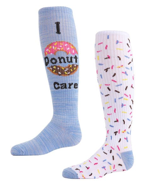 I Donut Care Knee High Sock 2 Pack (Little Kid & Big Kid)