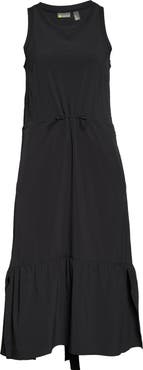 Zella Pursuit Tiered Midi Dress