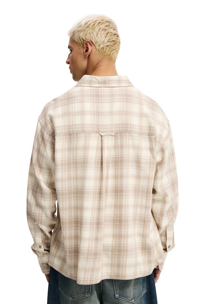 Tribeca Long Sleeve Shirt, Alternate, color, Stone Check