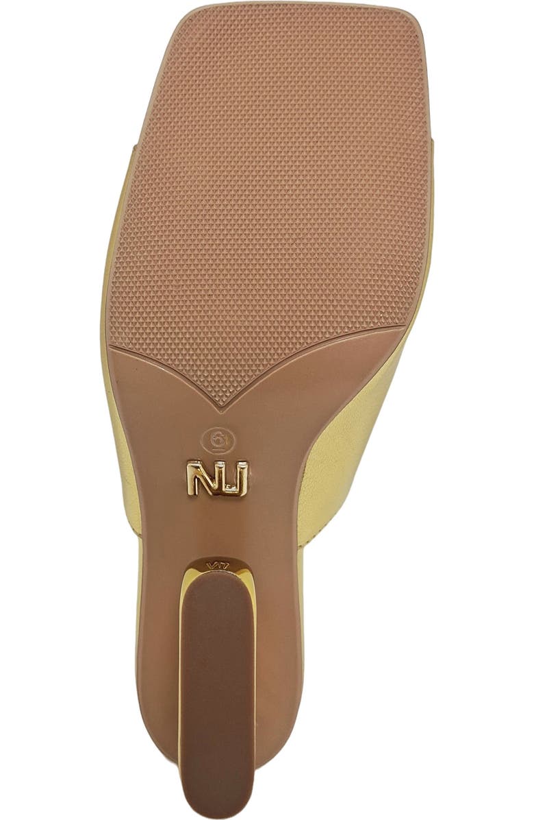 NINETY UNION Florence Square Toe Mule, Alternate, color, Gold
