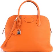 Pre-Owned Hermes Bolide Bag Clemence 35