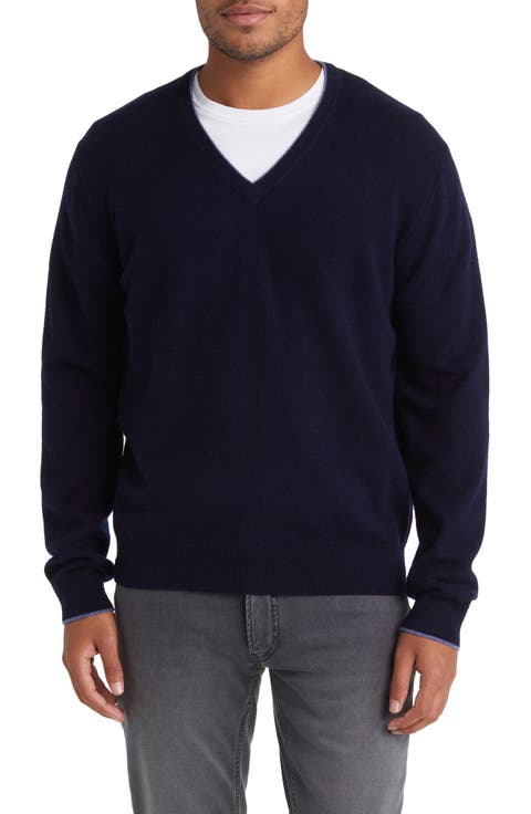 Tipped Merino Wool Sweater