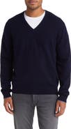 Lorenzo Uomo Tipped Merino Wool Sweater