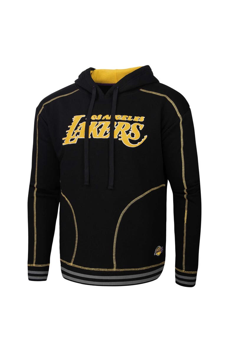 Stadium Essentials Men's Stadium Essentials  Black Los Angeles Lakers Baseline Pullover Hoodie, Alternate, color, Black