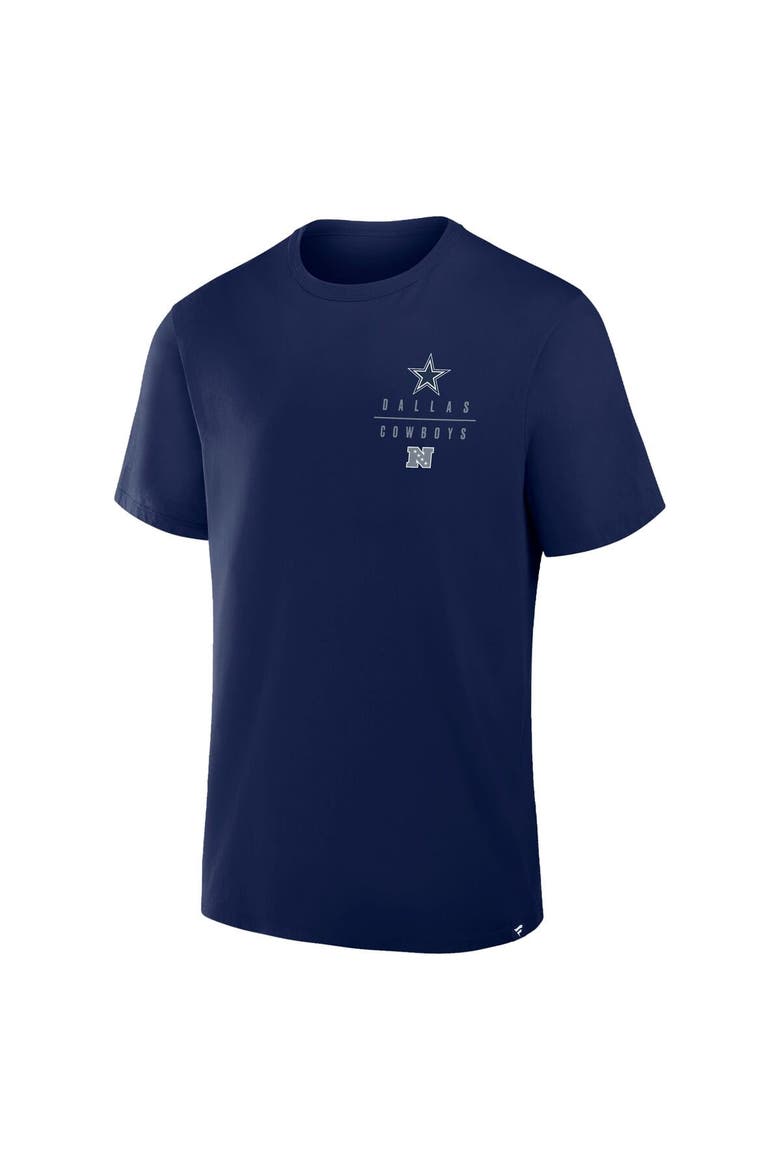 Men's Fanatics Navy Dallas Cowboys Passing Pocket Legacy T-Shirt, Alternate, color, Navy