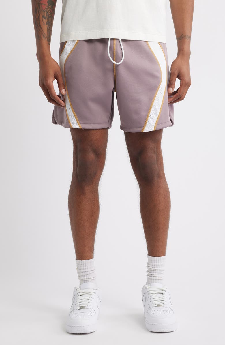 Nike Project F.R.O.G. Shorts, Main, color, Taupe Grey/ White/ Sundial
