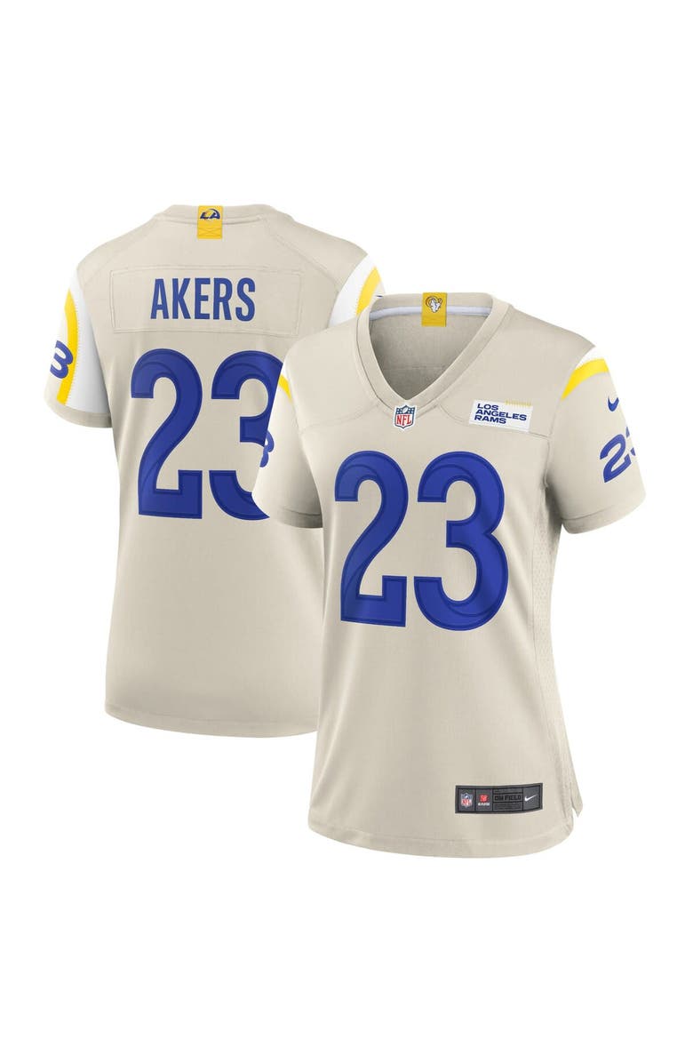 Nike Women's Nike Cam Akers Bone Los Angeles Rams Game Jersey, Main, color,
