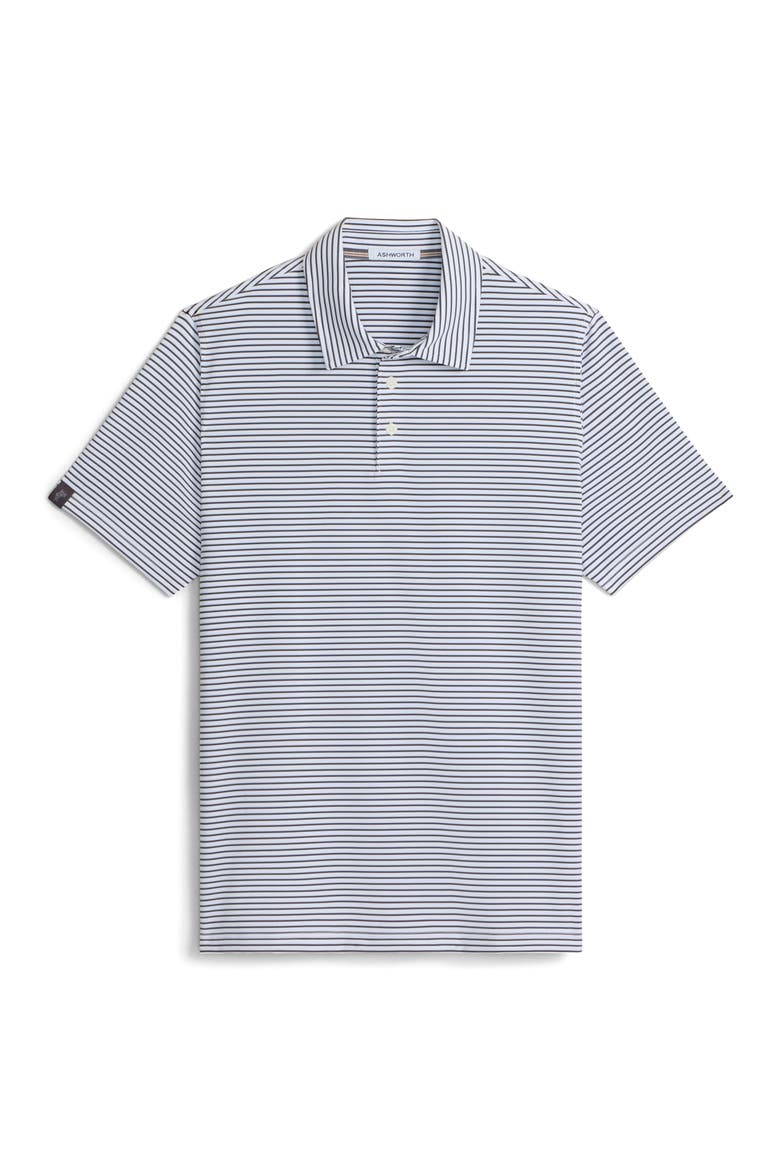 PB Stripe Polo, Main, color, White/Stone/Asphalt