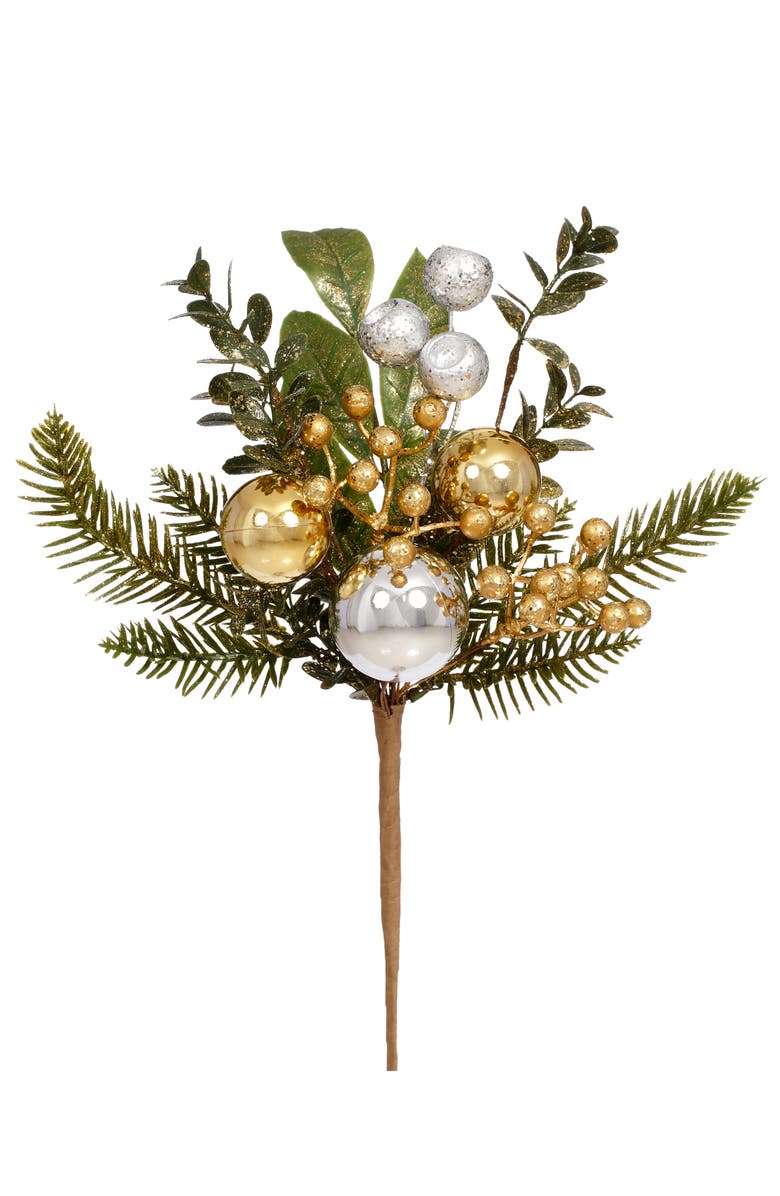 Mark Roberts Christmas Berries Pick, Set of 12, Main, color, Gold