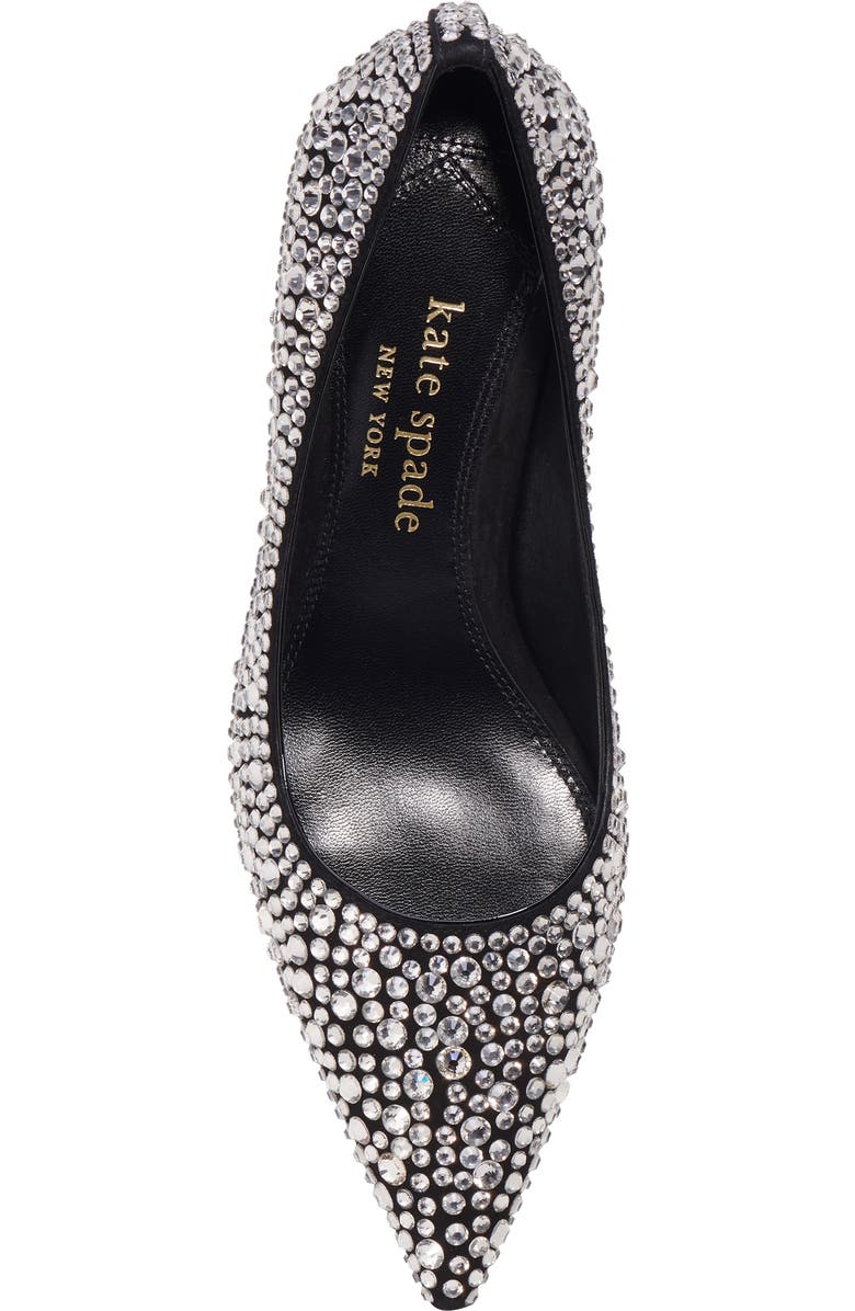 Kate Spade New York garnish crystal pointed toe pump, Alternate, color,
