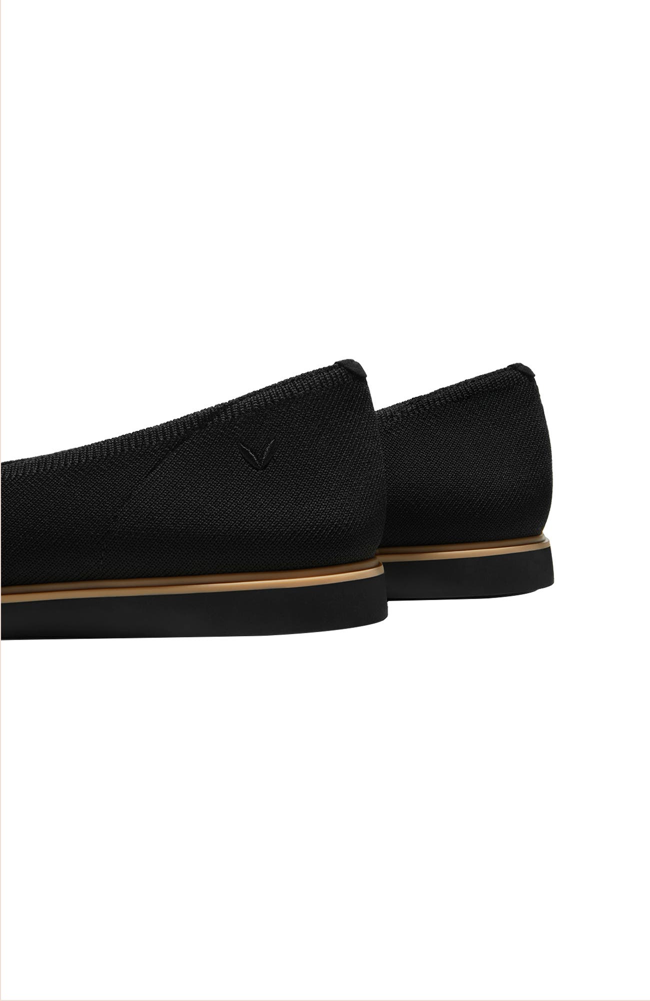 Pointed-Toe All-Day Standing Flats, Alternate, color, Black