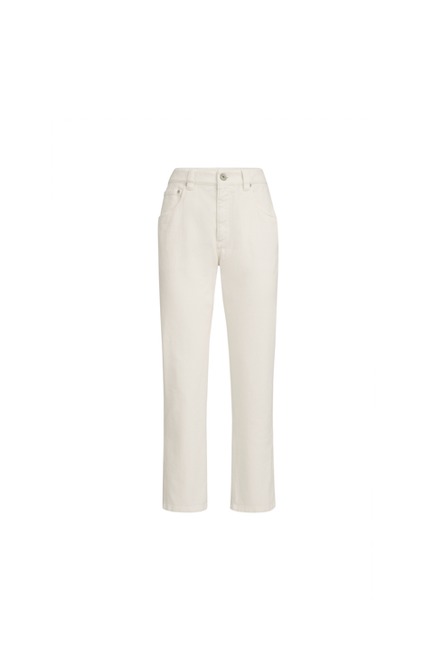 Straight five-pocket trousers